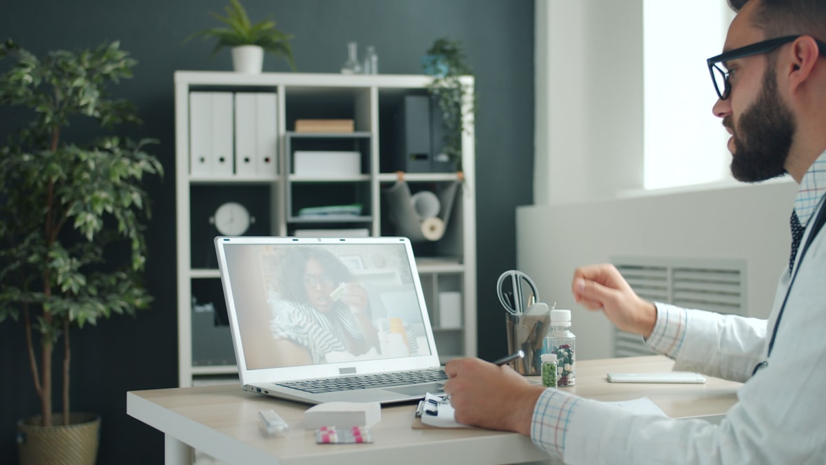 Woman talking with a provider who listens