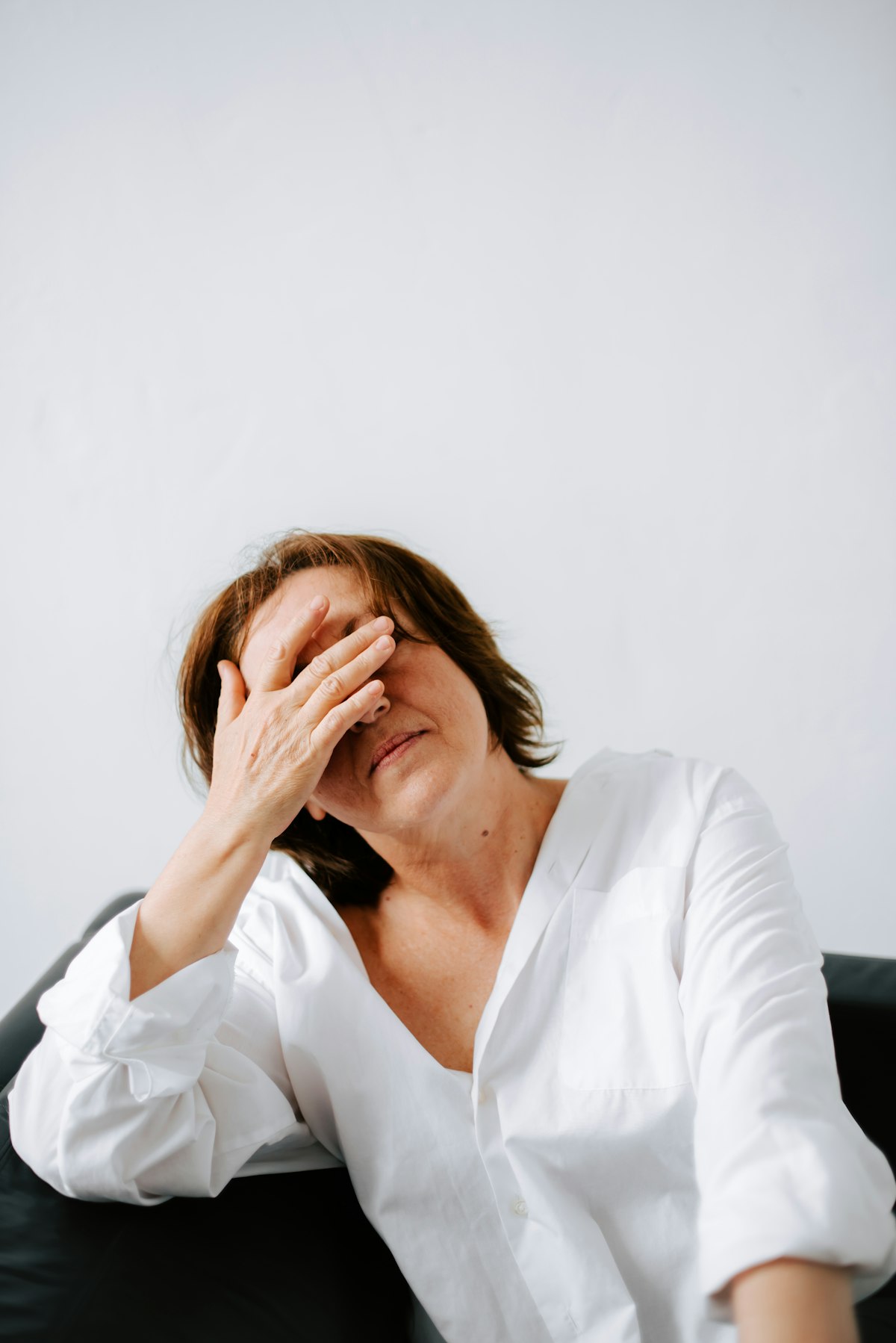 Woman wondering about changes in her body